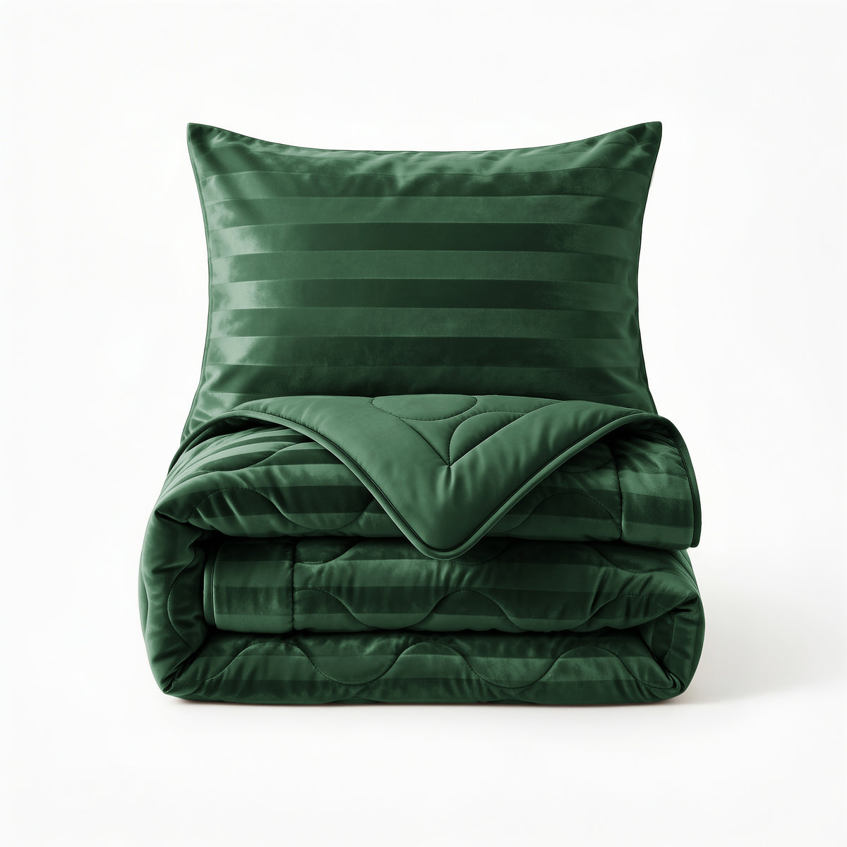 Sleeptime lazy dekbed Hotel Velvet Donker Groen