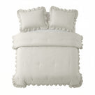 Sleeptime lazy dekbed Ruffles Gebroken Wit