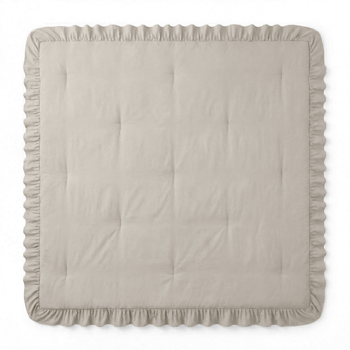 Sleeptime lazy dekbed Ruffles Taupe/Grijs