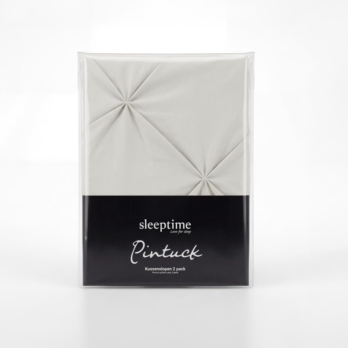 Sleeptime kussenslopen Pintuck Off White