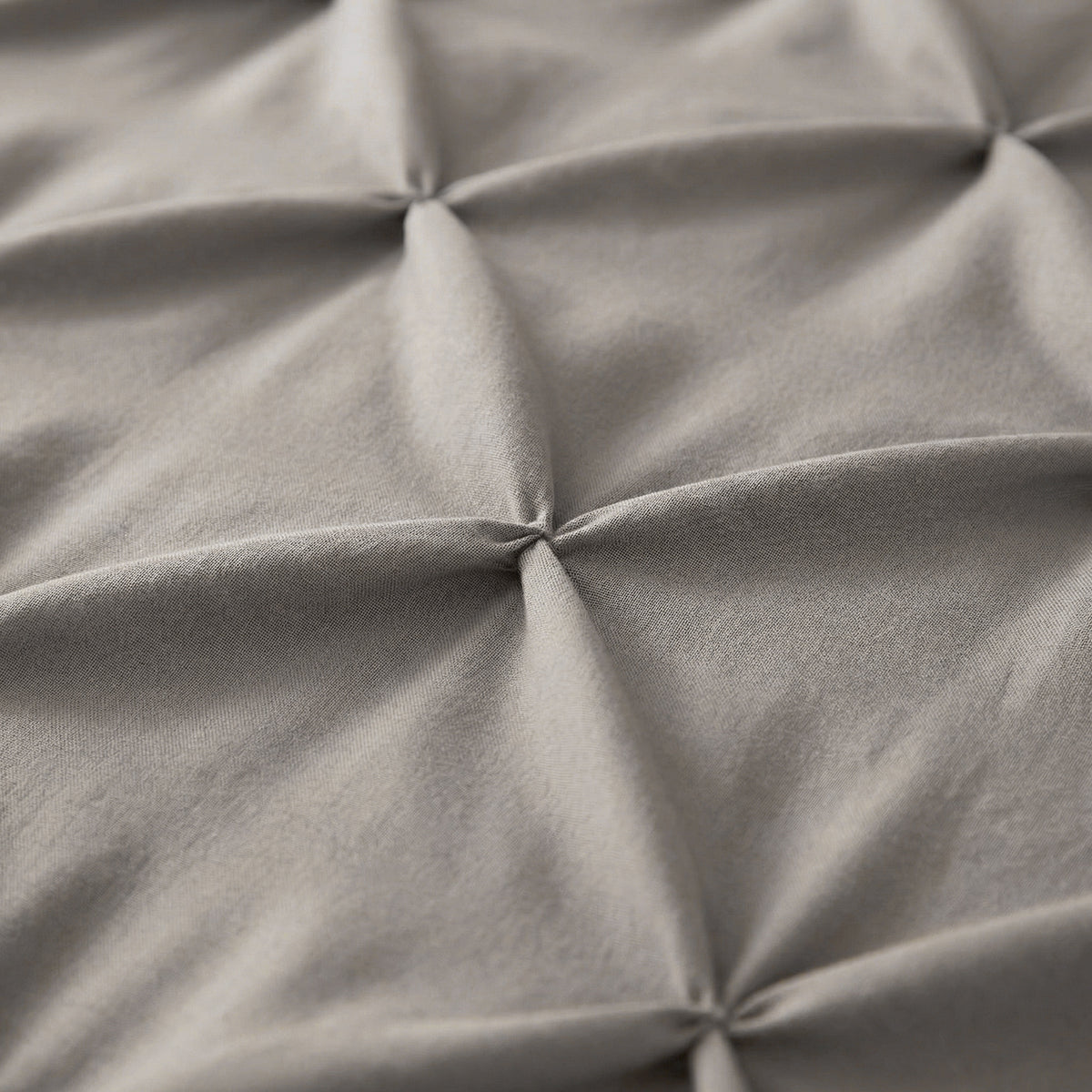 Sleeptime lazy dekbed Pintuck Taupe/Grijs