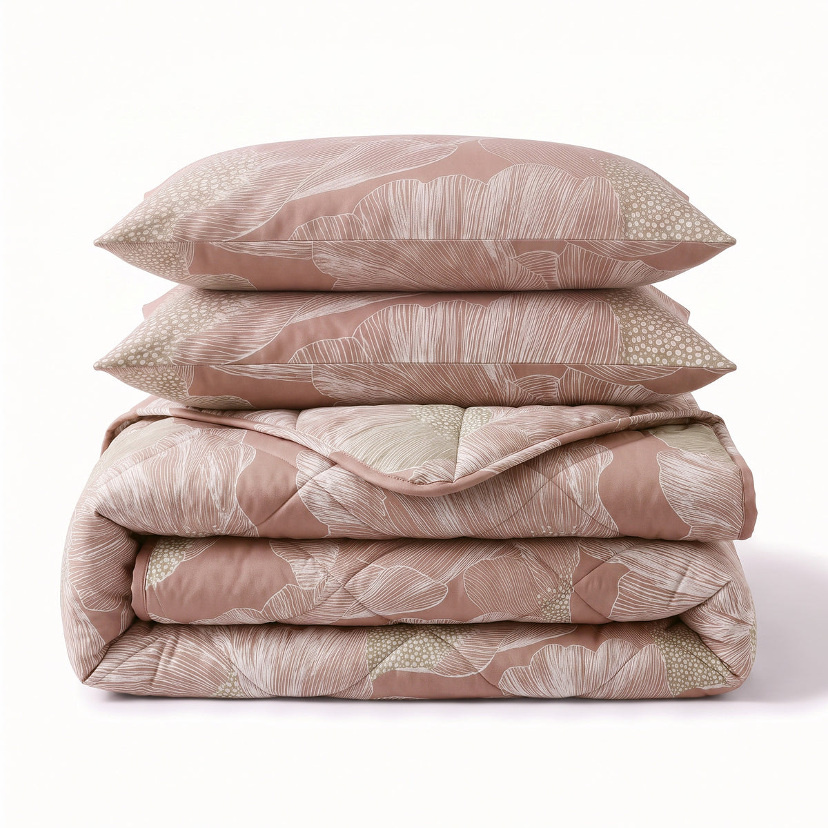 Dreamhouse lazy dekbed Veer Terracotta