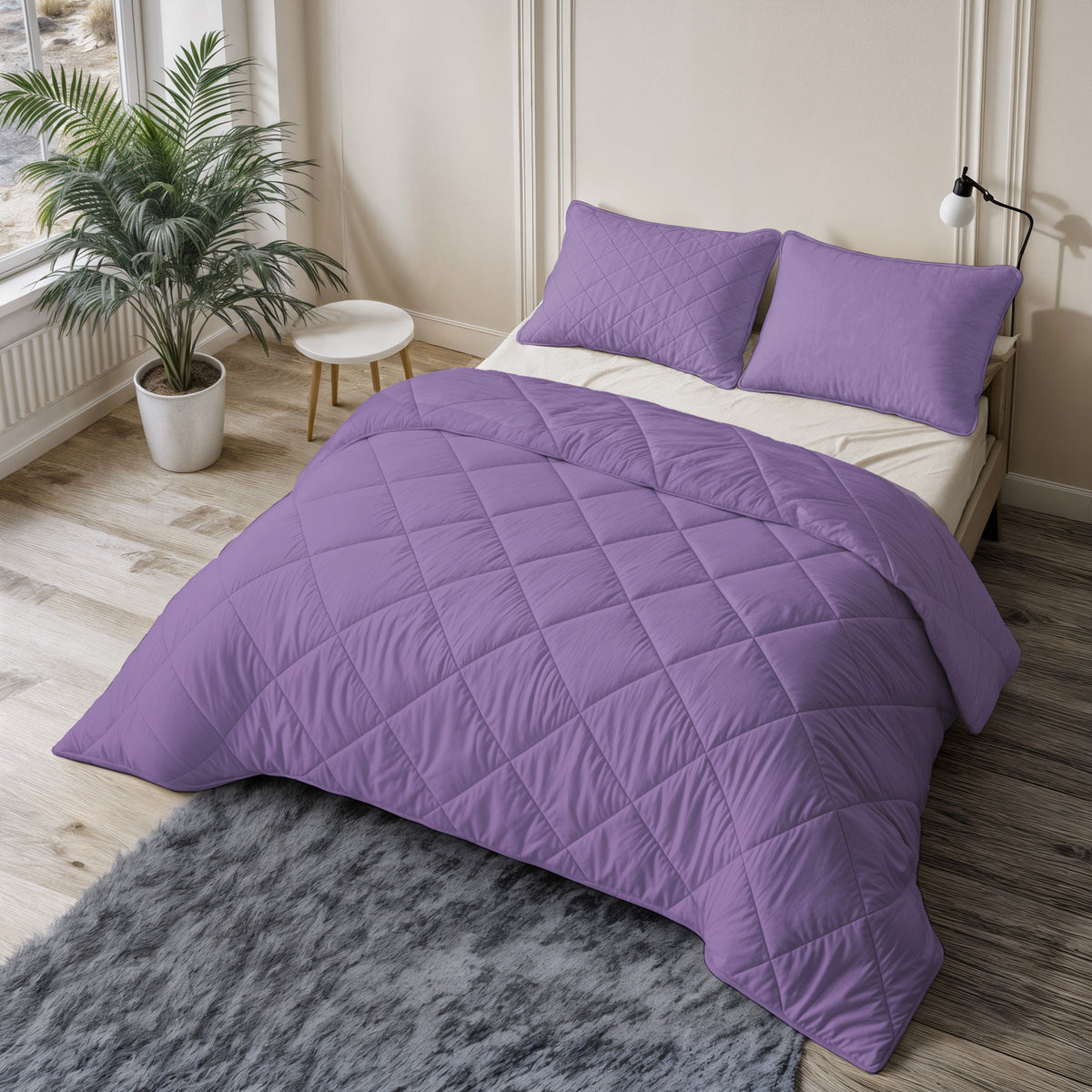 Sleeptime lazy dekbed Uni Lavendel