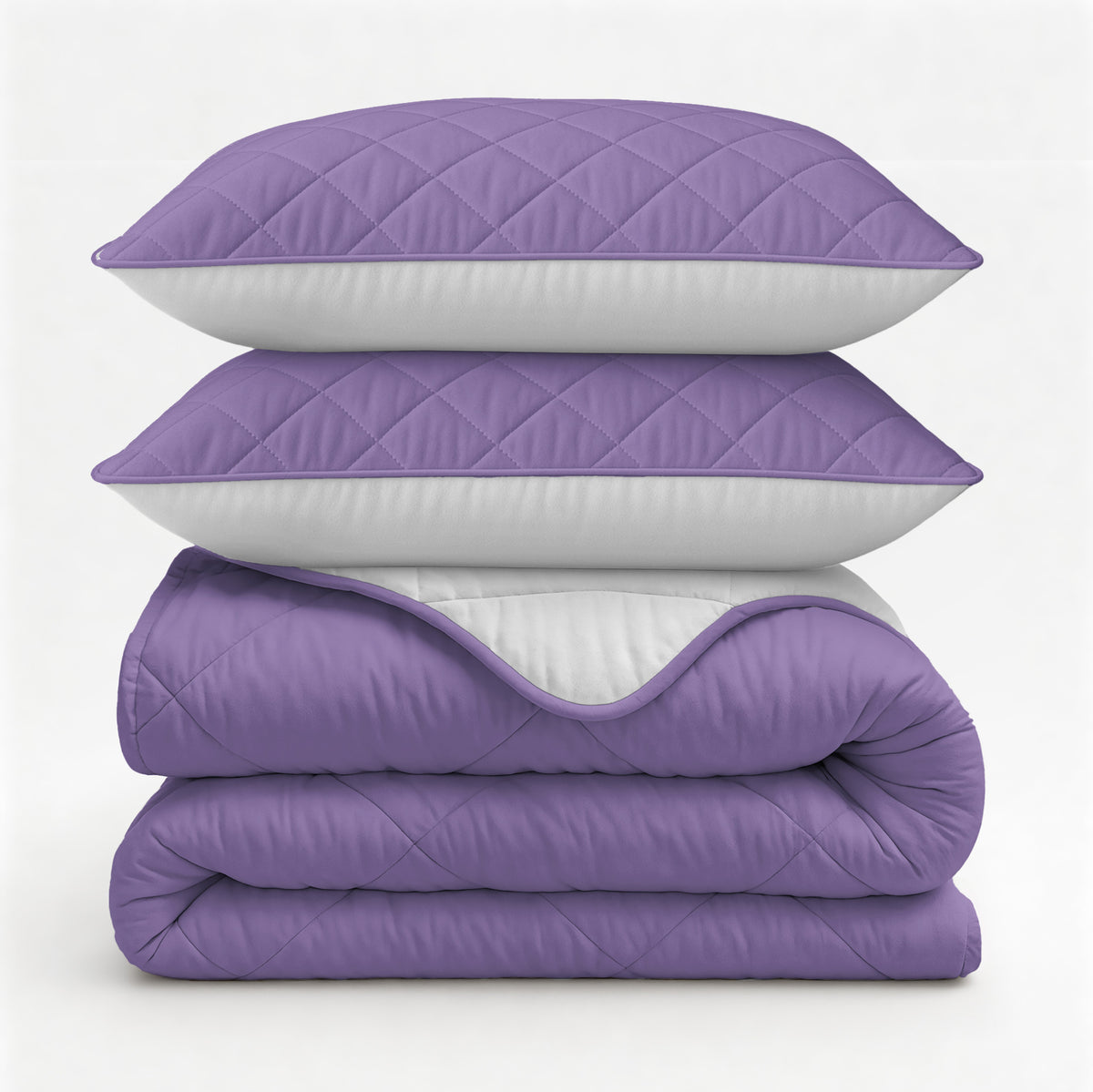 Sleeptime lazy dekbed Uni Beige - Lavendel