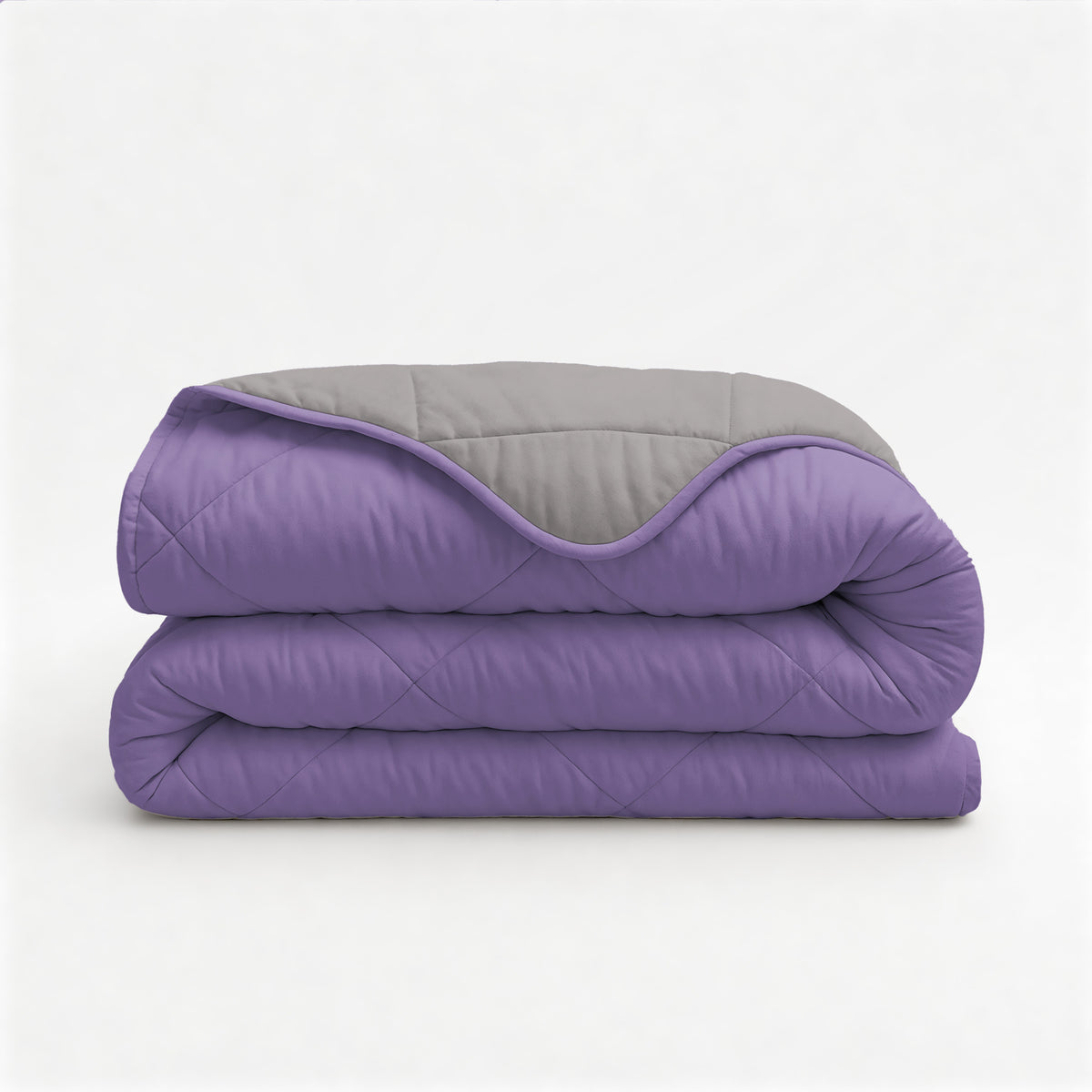 Sleeptime lazy dekbed Uni Lavendel - Taupe/Grijs