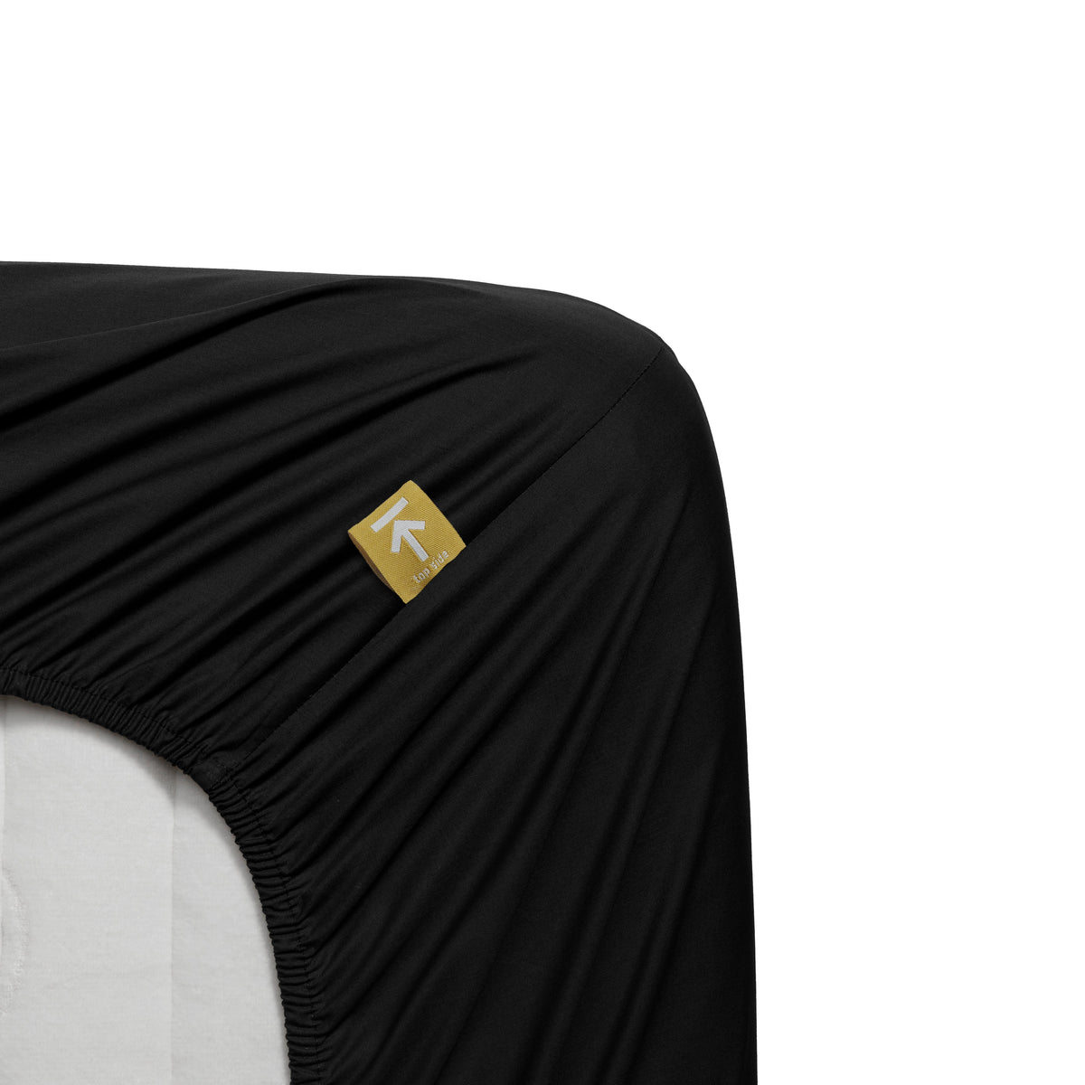 Beddinghouse topper hoeslaken katoen percale Zwart #maat_90 x 220 cm