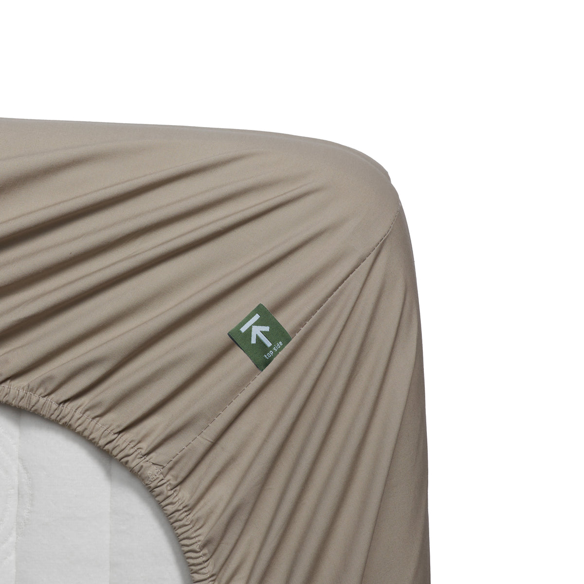Beddinghouse topper hoeslaken katoen percale Sand #maat_180 x 220 cm