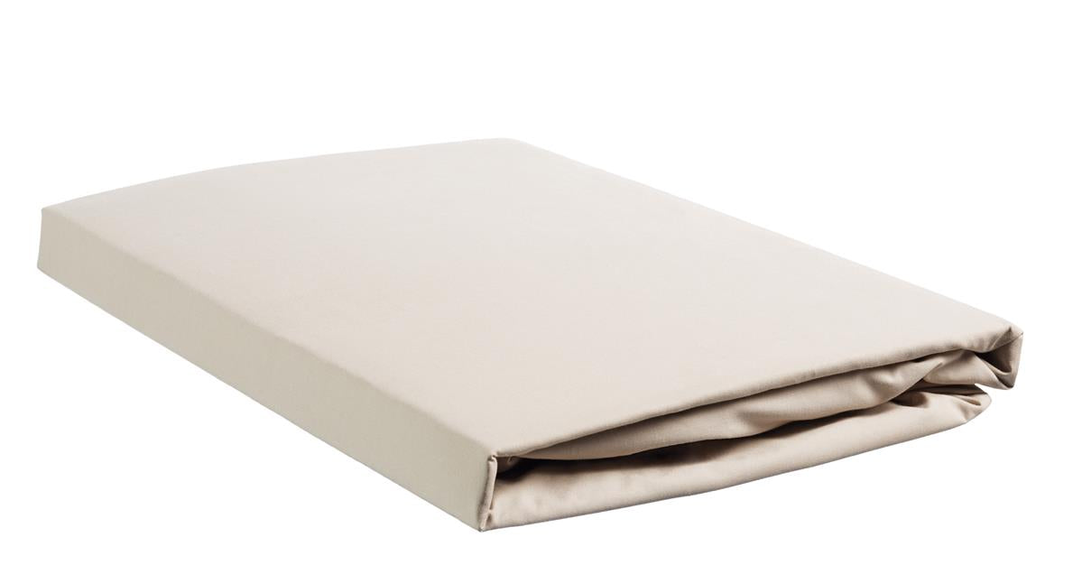 Ambiante Splittopper hoeslaken jersey zand