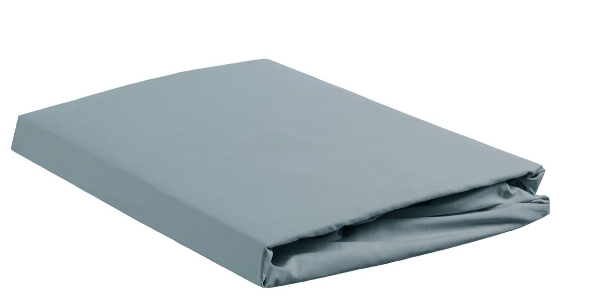 Ambiante hoeslaken jersey blauw
