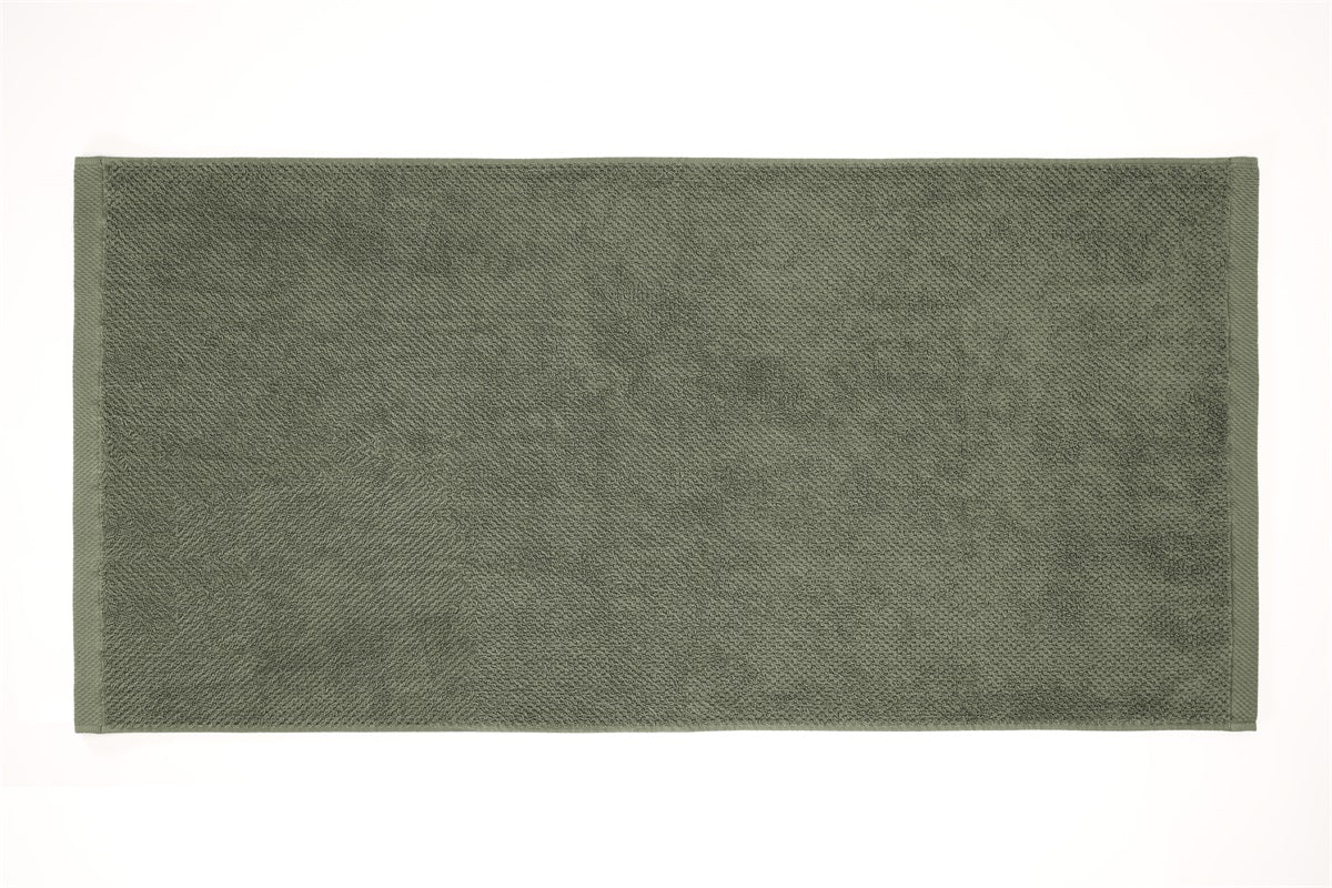 Heckettlane Badtextiel Grant Army Green #afmeting_Strandlaken (90 x 180 cm)