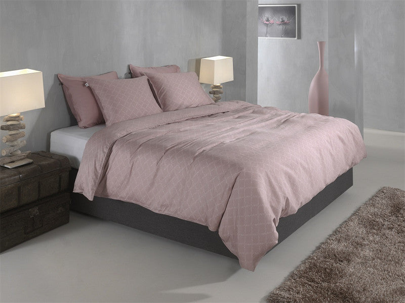Zo Home dekbedovertrek satijn Linea di Satinado Shady Pink