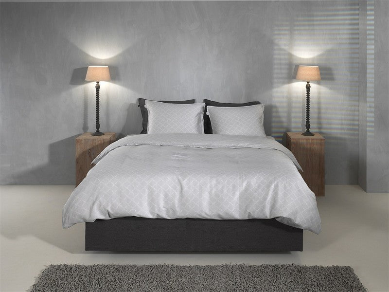 Zo Home dekbedovertrek satijn Linea di Satinado Ash Grey