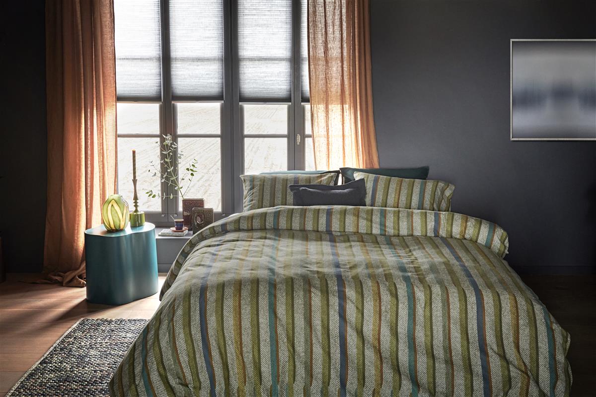 Beddinghouse dekbedovertrek flanel Annie Green