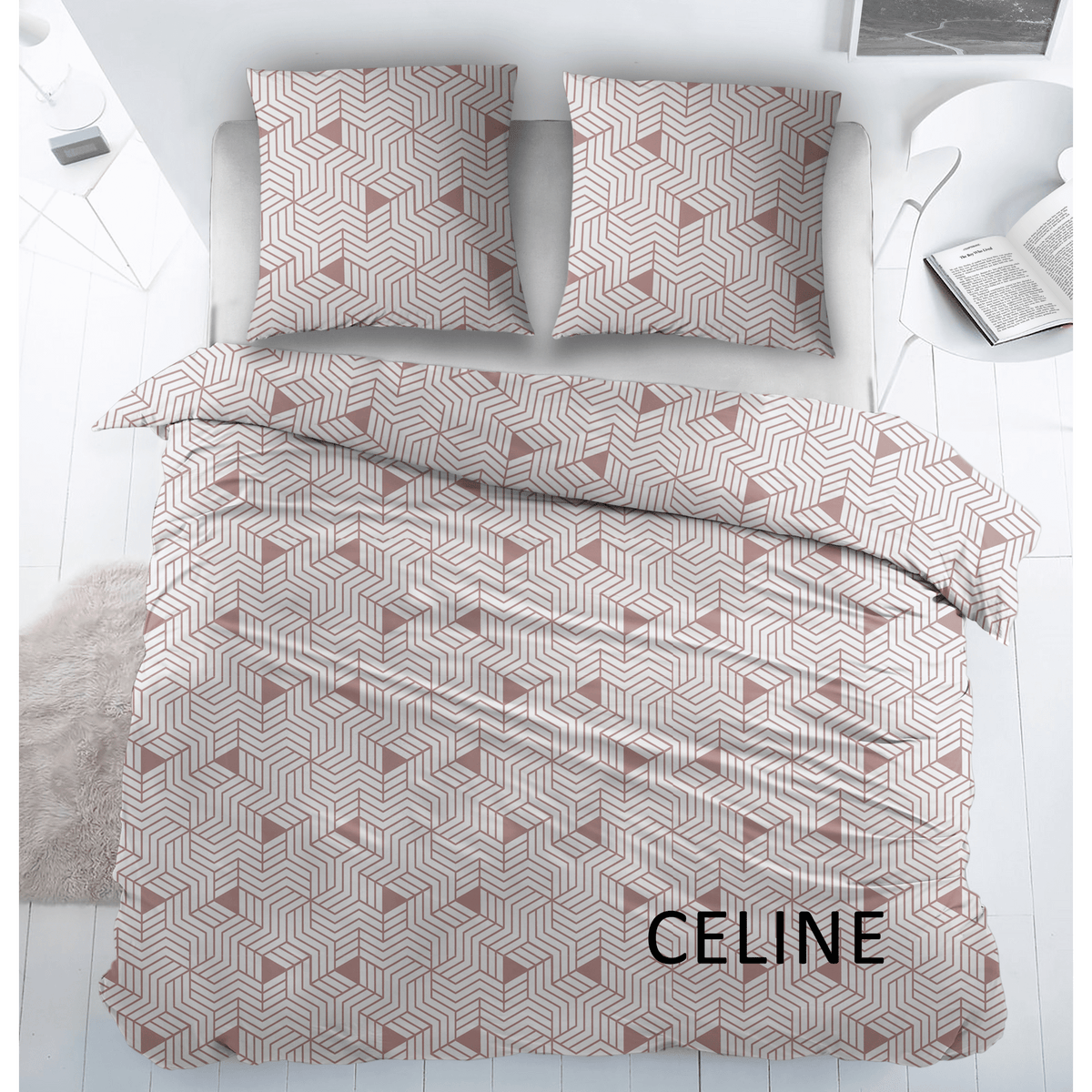 Sleepnight dekbedovertrek katoen Celine Pink