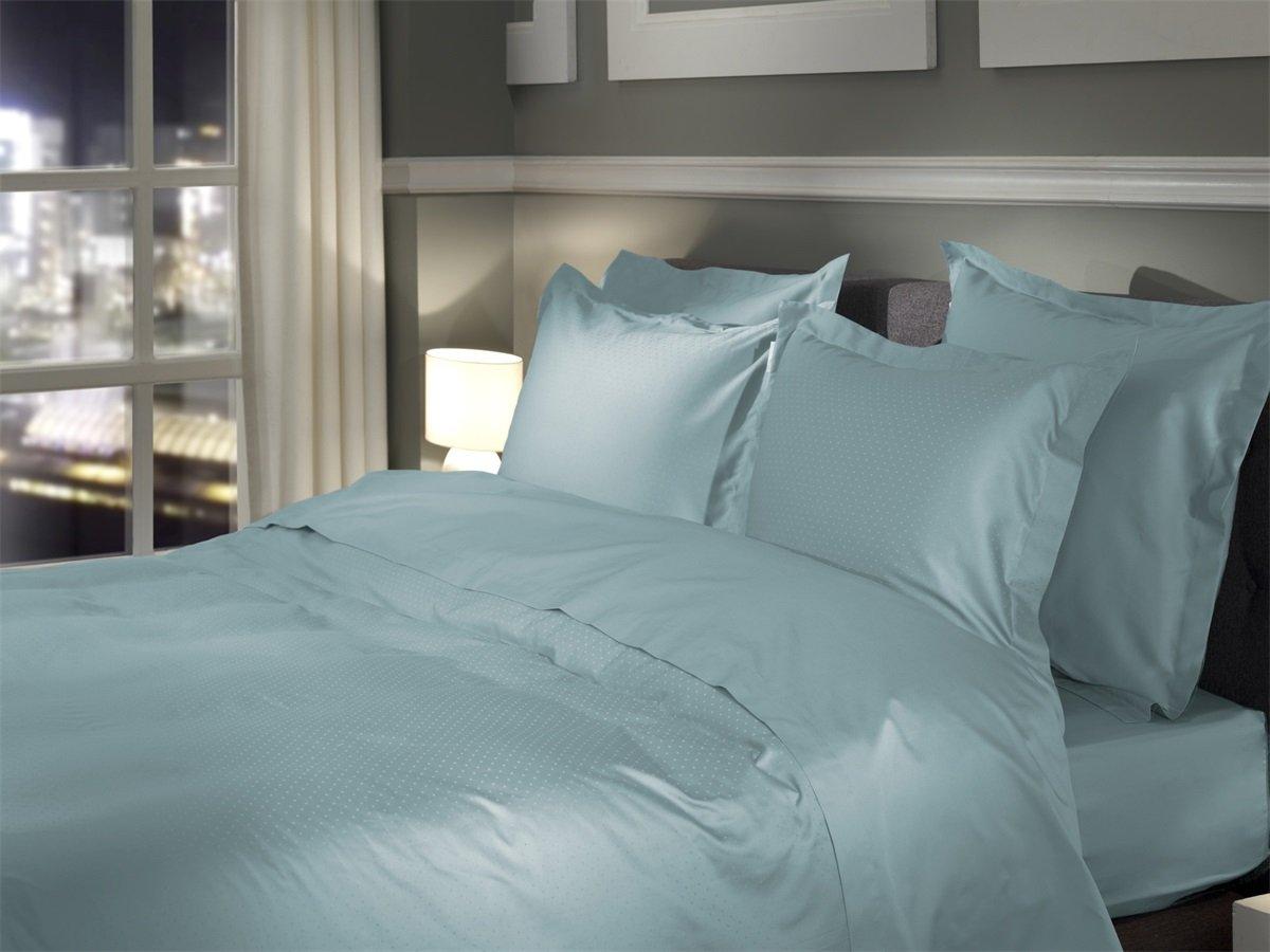 Heckettlane dekbedovertrek Punto Sphere Blue satijn