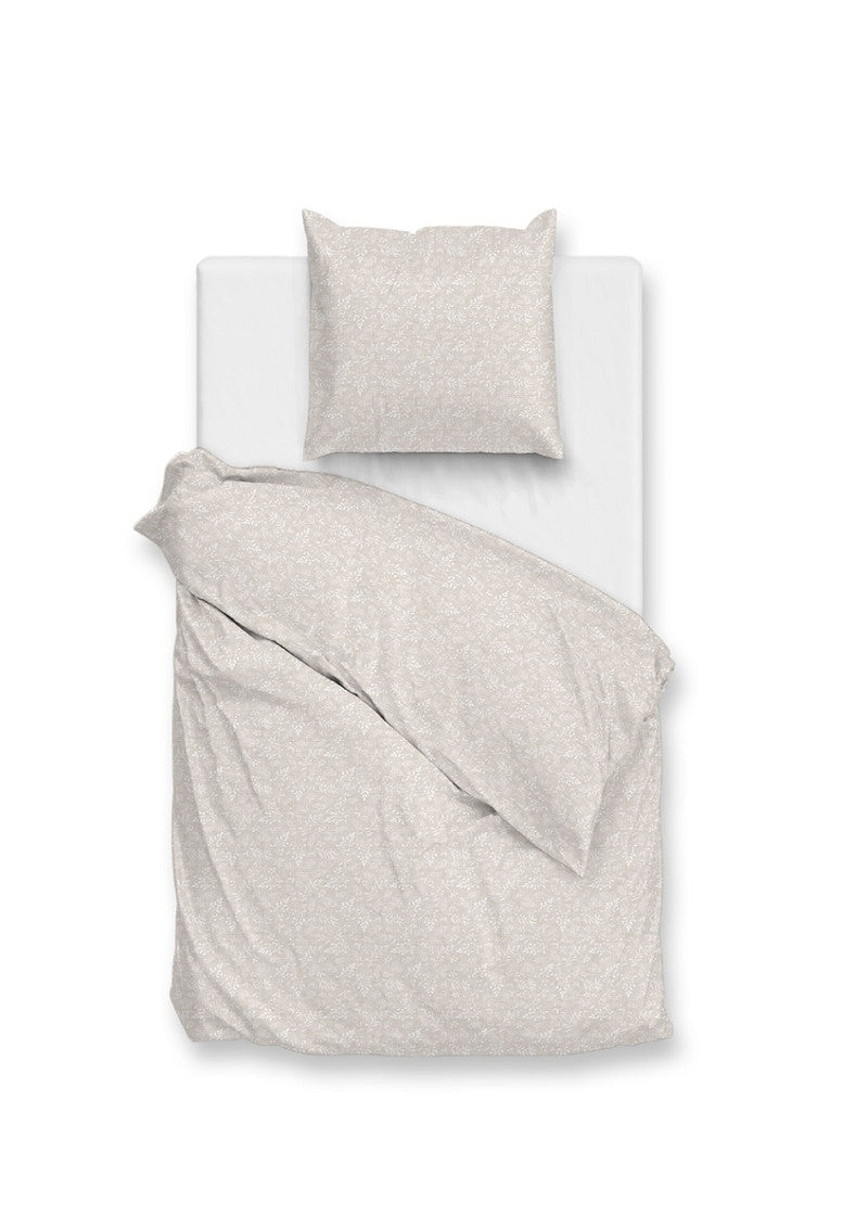 Zo Home dekbedovertrek katoen Petali di Lino Sandy beige