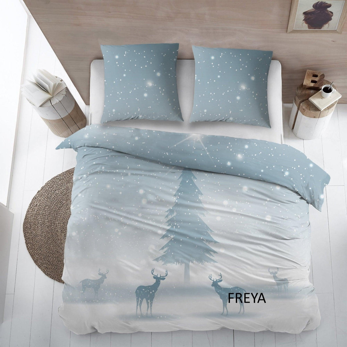 Sleepnight dekbedovertrek flanel Freya
