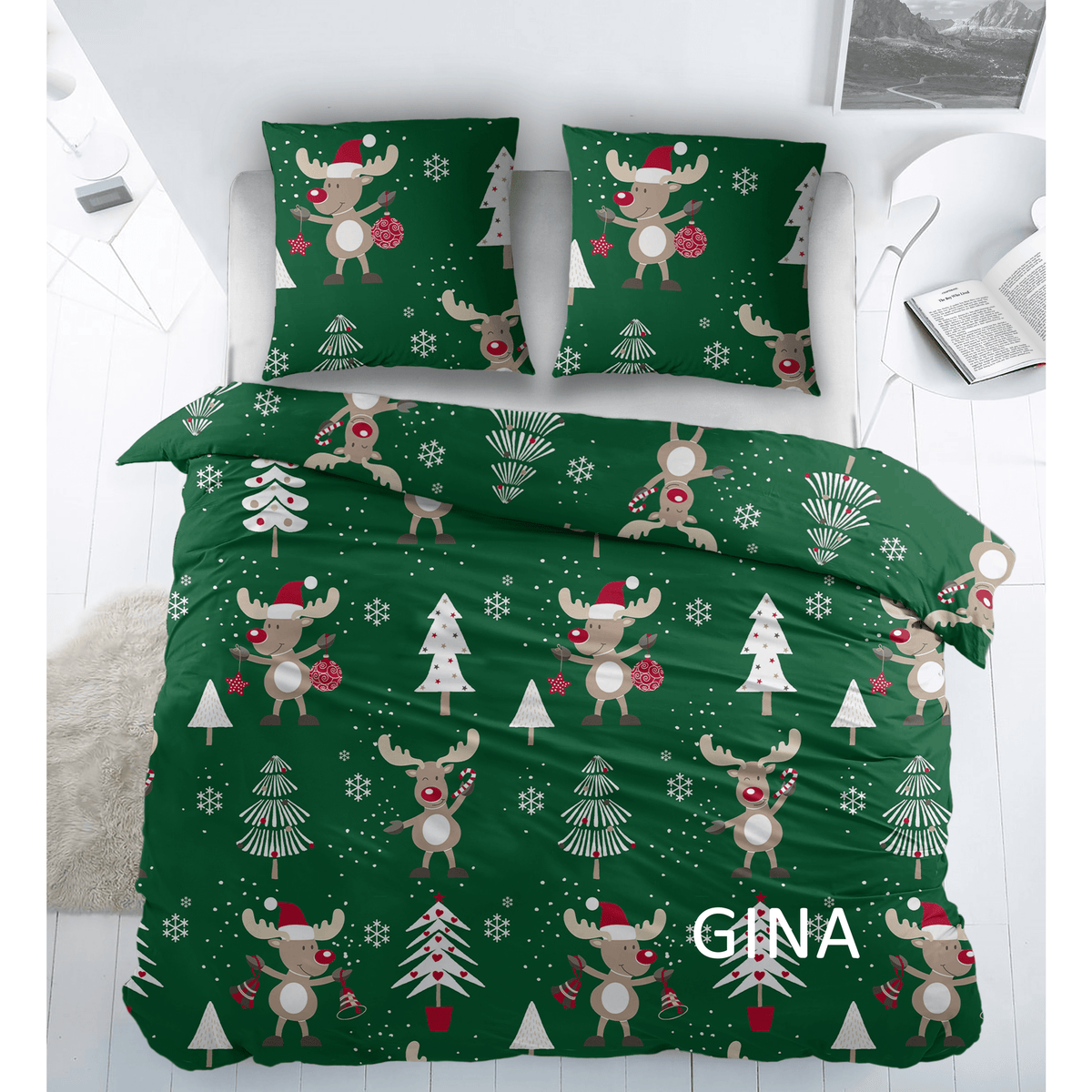 Sleepnight dekbedovertrek flanel Gina