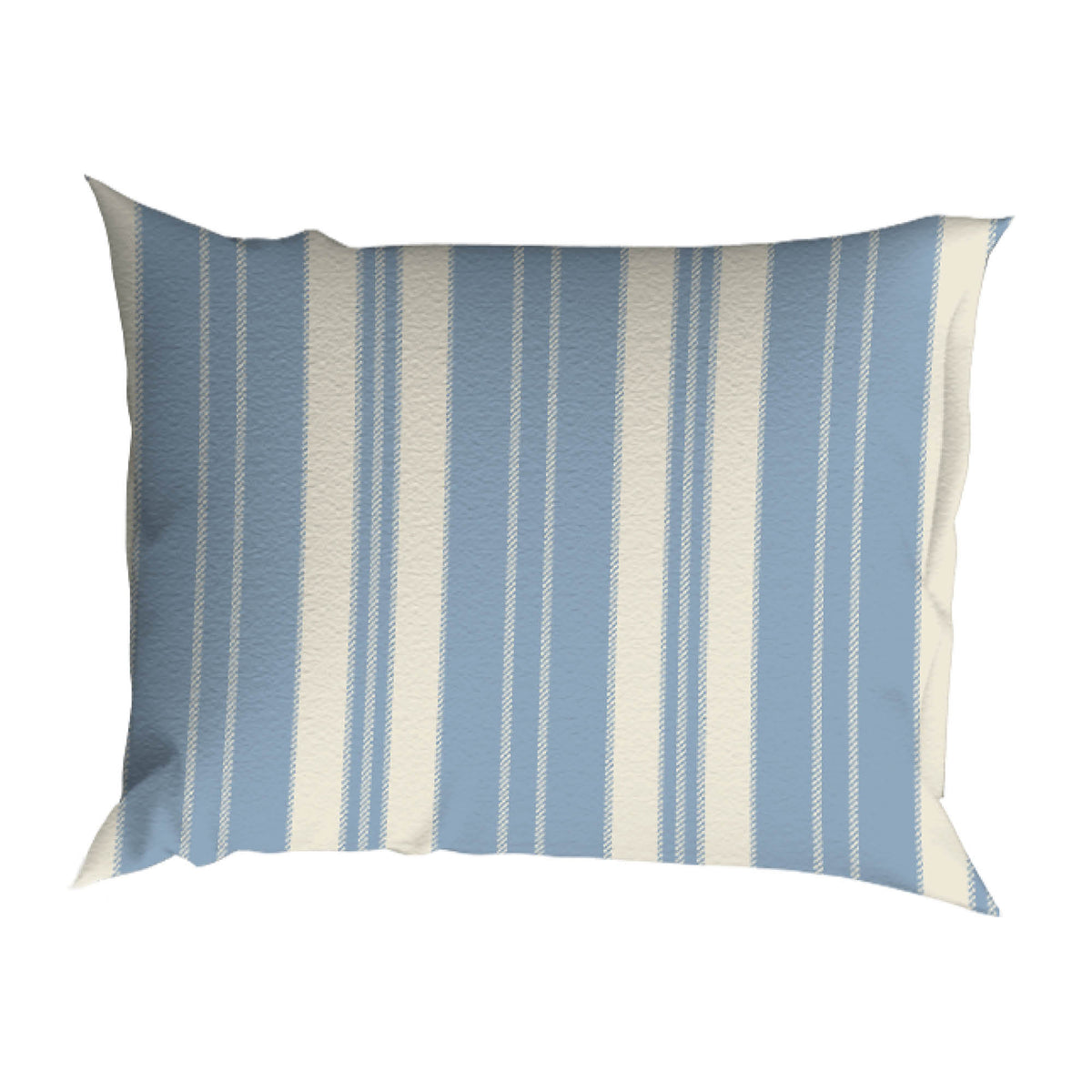 Romanette dekbedovertrek flanel Nendaz Beige/Blauw