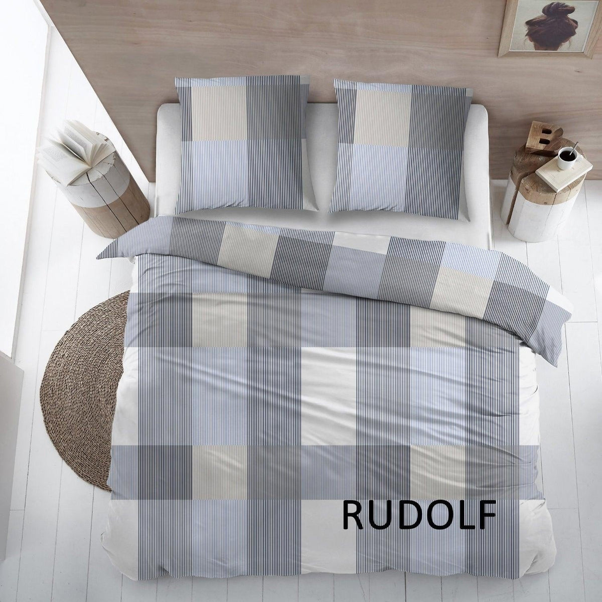Sleepnight Lakenset katoen Rudolf blauw