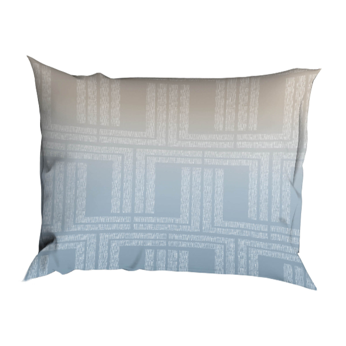 Satin d'Or dekbedovertrek satijn Albenga blauw / beige