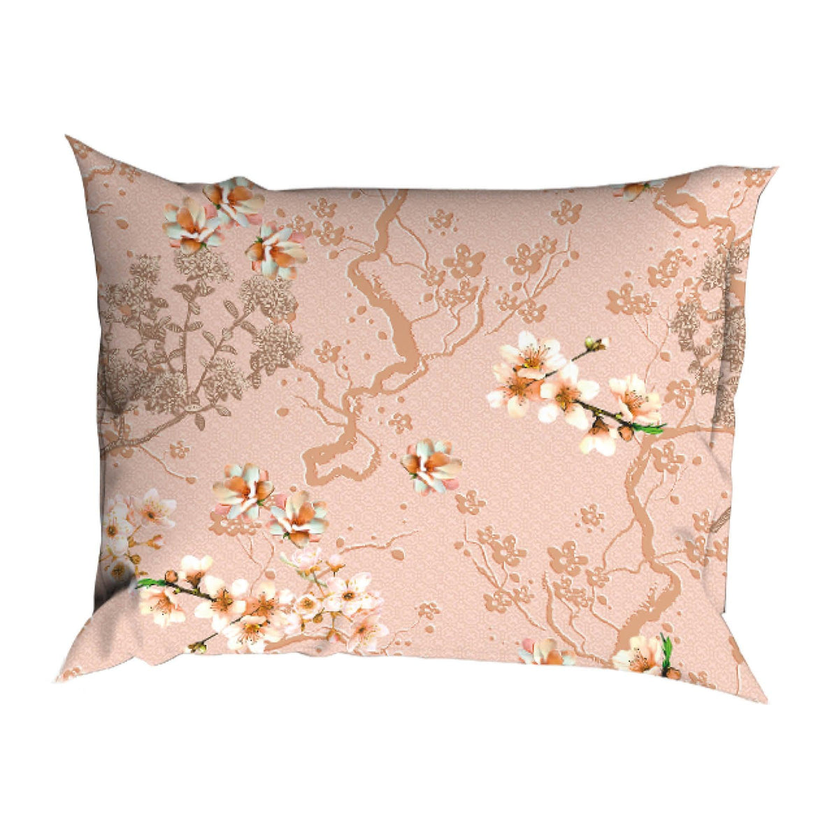 Satin d'Or dekbedovertrek Naoki Copper satijn