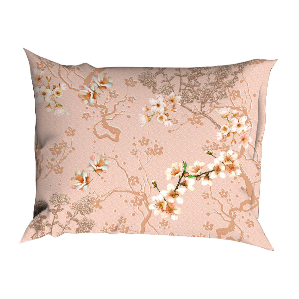 Satin d'Or dekbedovertrek Naoki Copper satijn