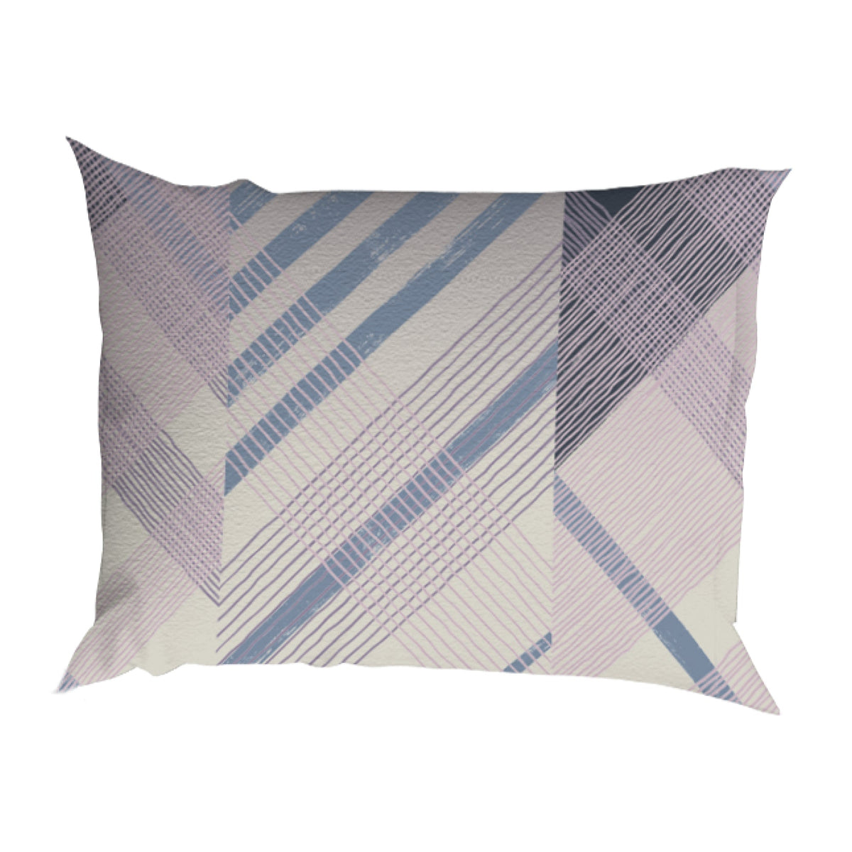 Romanette dekbedovertrek flanel Valmont Blauw/Lila