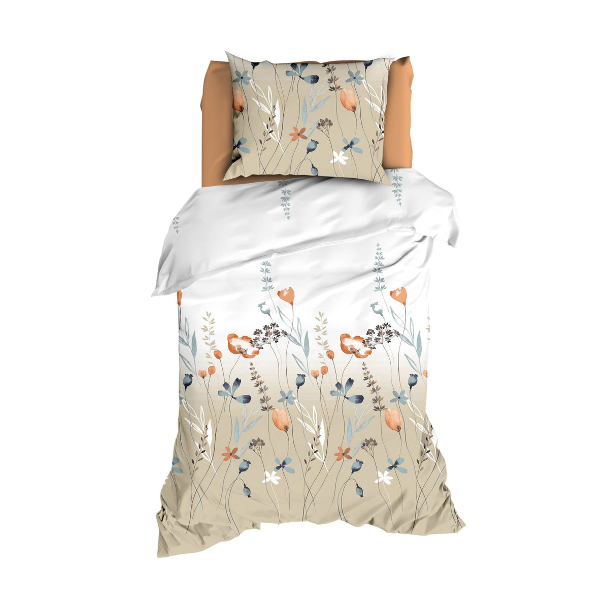 Satin d'Or dekbedovertrek satijn Zizi, beige