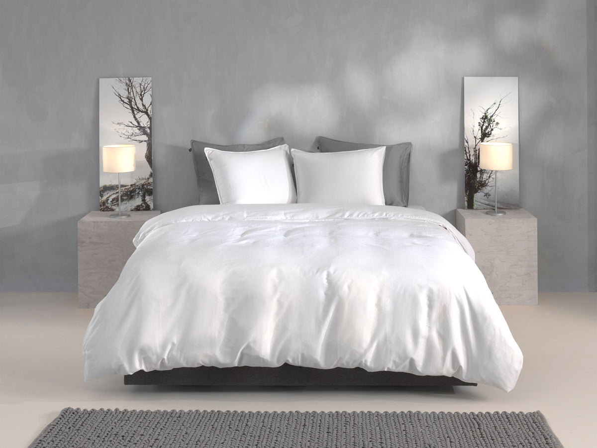 Zo Home dekbedovertrek satijn Satinado White