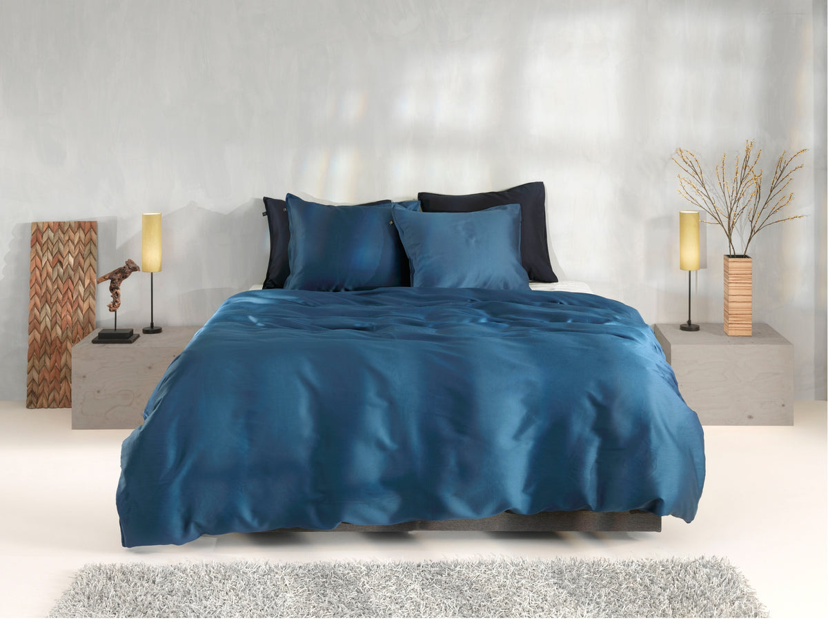 Zo Home dekbedovertrek satijn Satinado Evening Blue