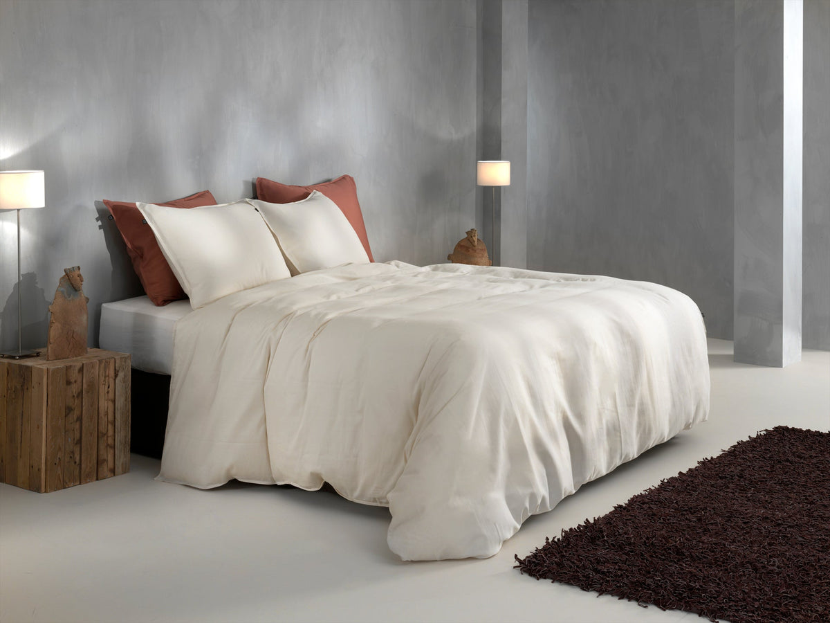 Zo Home dekbedovertrek satijn Satinado Off-White