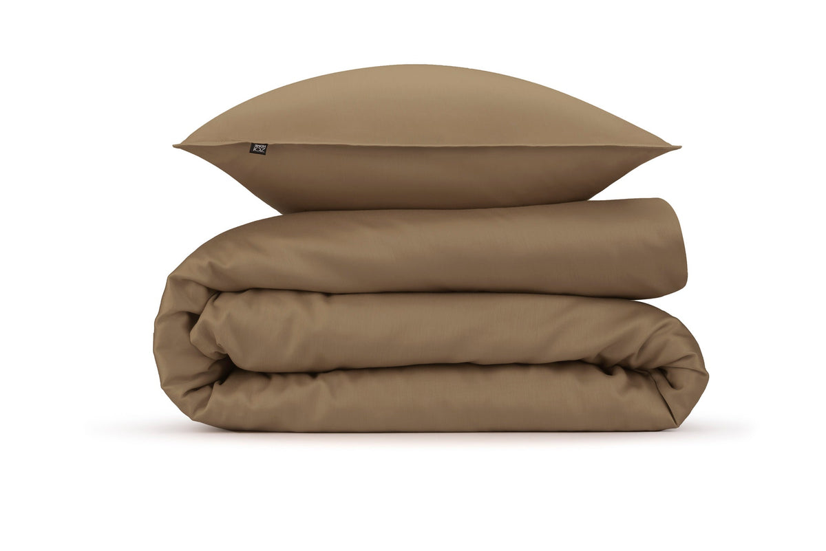 Zo Home dekbedovertrek satijn Satinado Real taupe