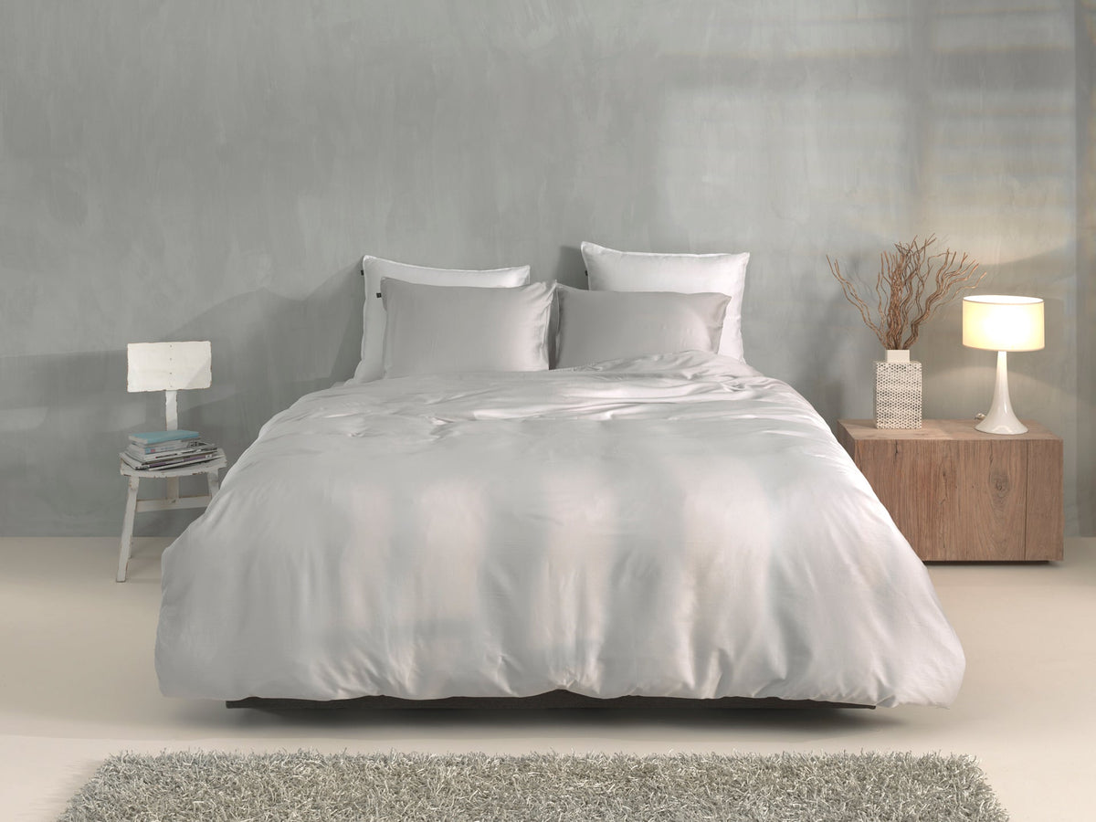 Zo Home dekbedovertrek satijn Satinado Ash Grey