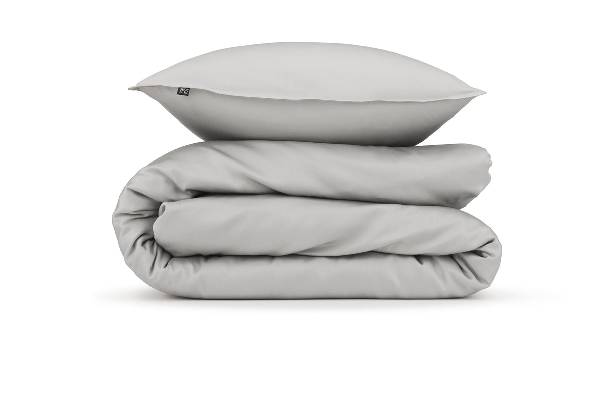 Zo Home dekbedovertrek satijn Satinado Ash Grey