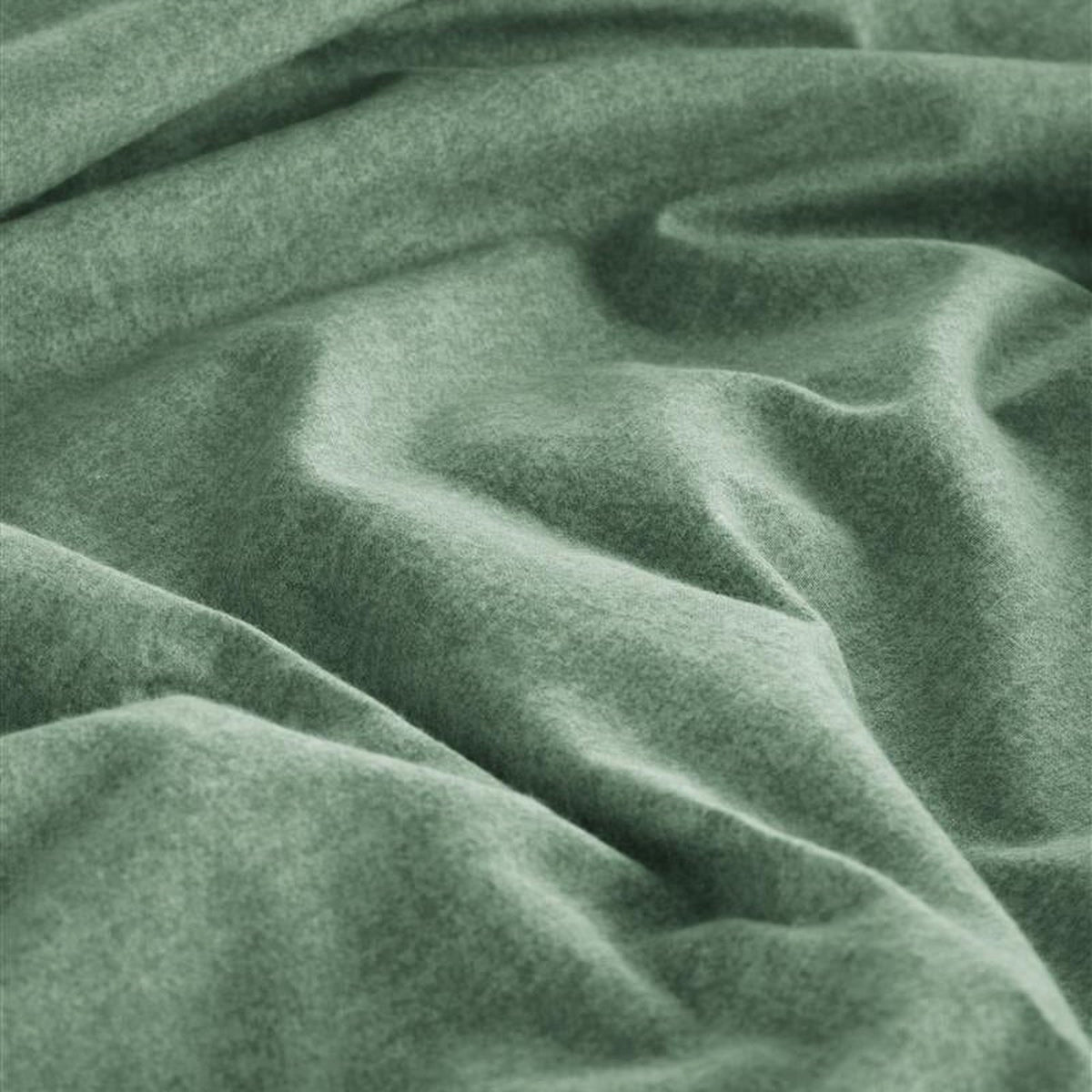Beddinghouse dekbedovertrek flanel Frost Grey Green