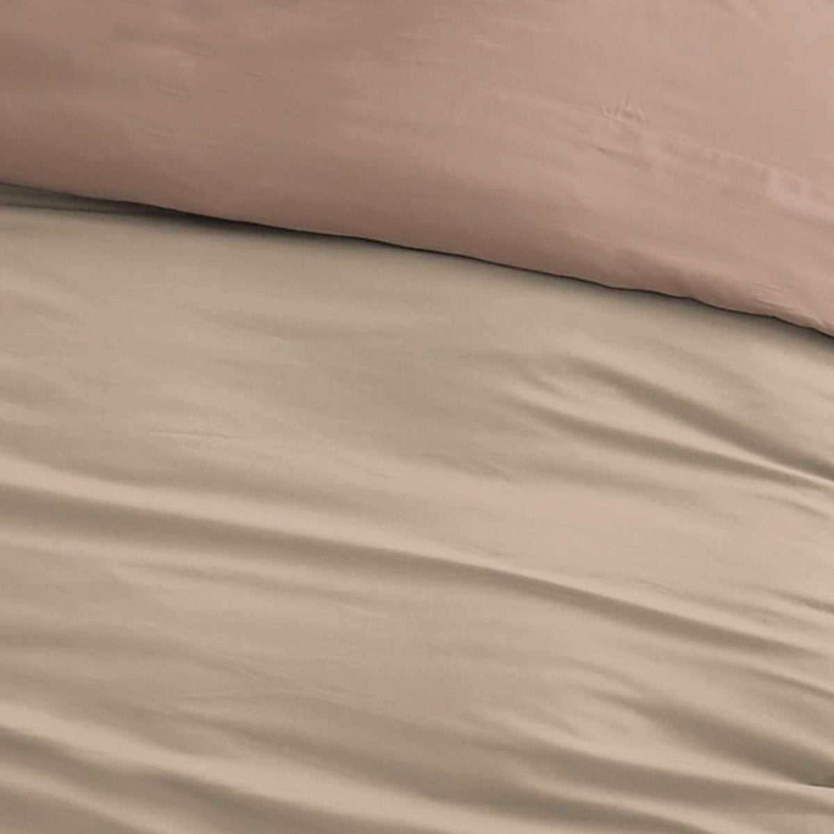 Sleepnight dekbedovertrek flanel double Face Beiges