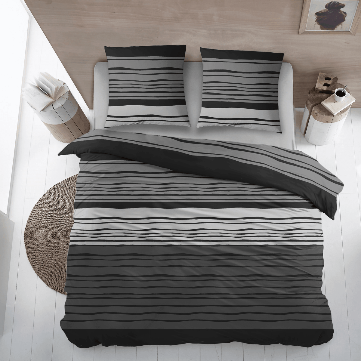 Sleepnight dekbedovertrek flanel Davina