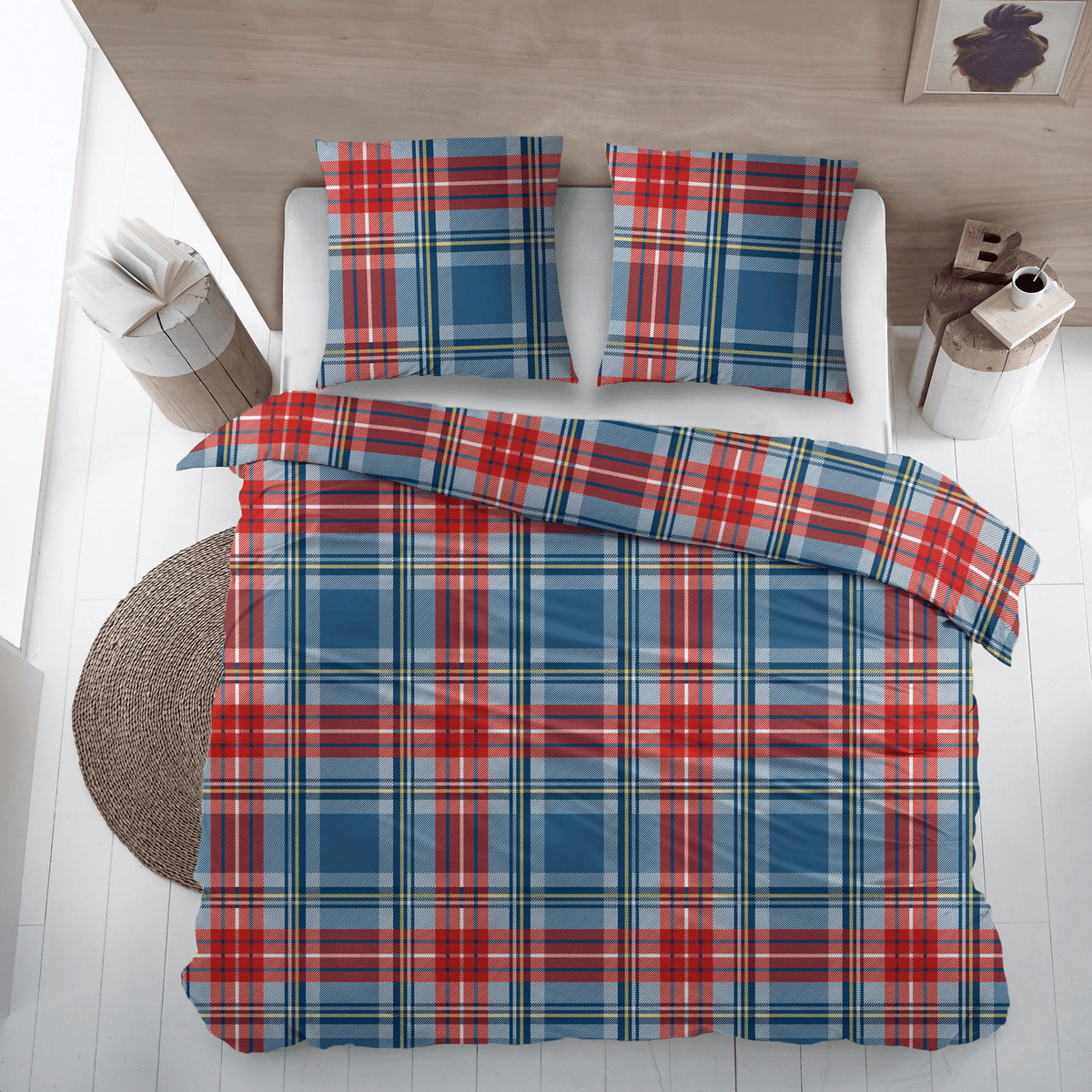 Sleepnight dekbedovertrek flanel Elien