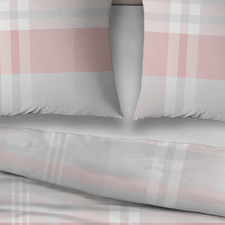 Sleepnight Lakenset flanel Elise roze