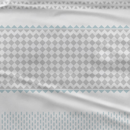 Sleepnight Lakenset flanel Ellen grijs blauw
