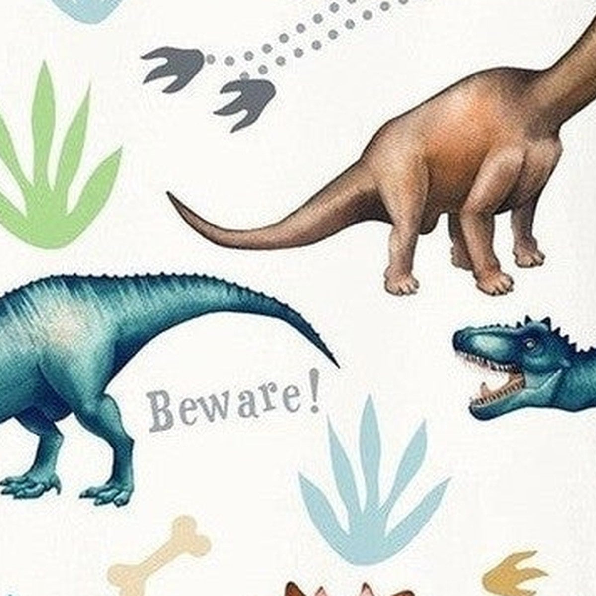 Good Morning Bettbezug Flanell Dino Multi