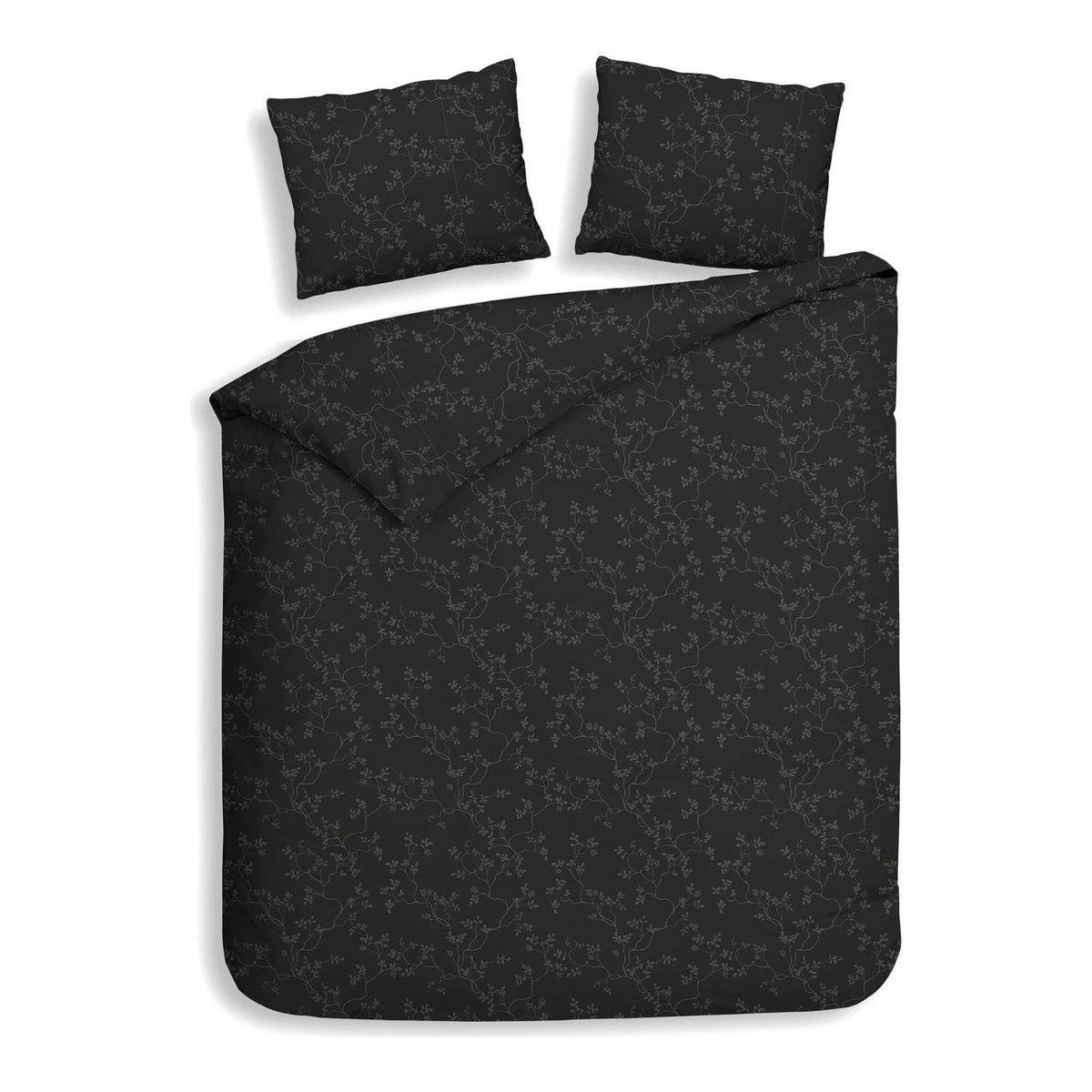 Heckettlane dekbedovertrek flanel Alloro Anthracite