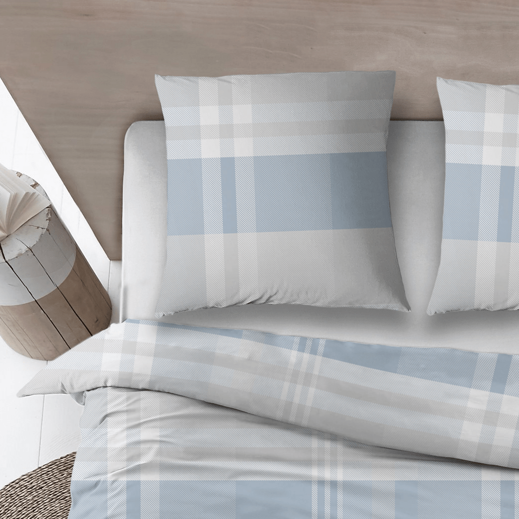 Sleepnight Lakenset flanel Ineke blauw