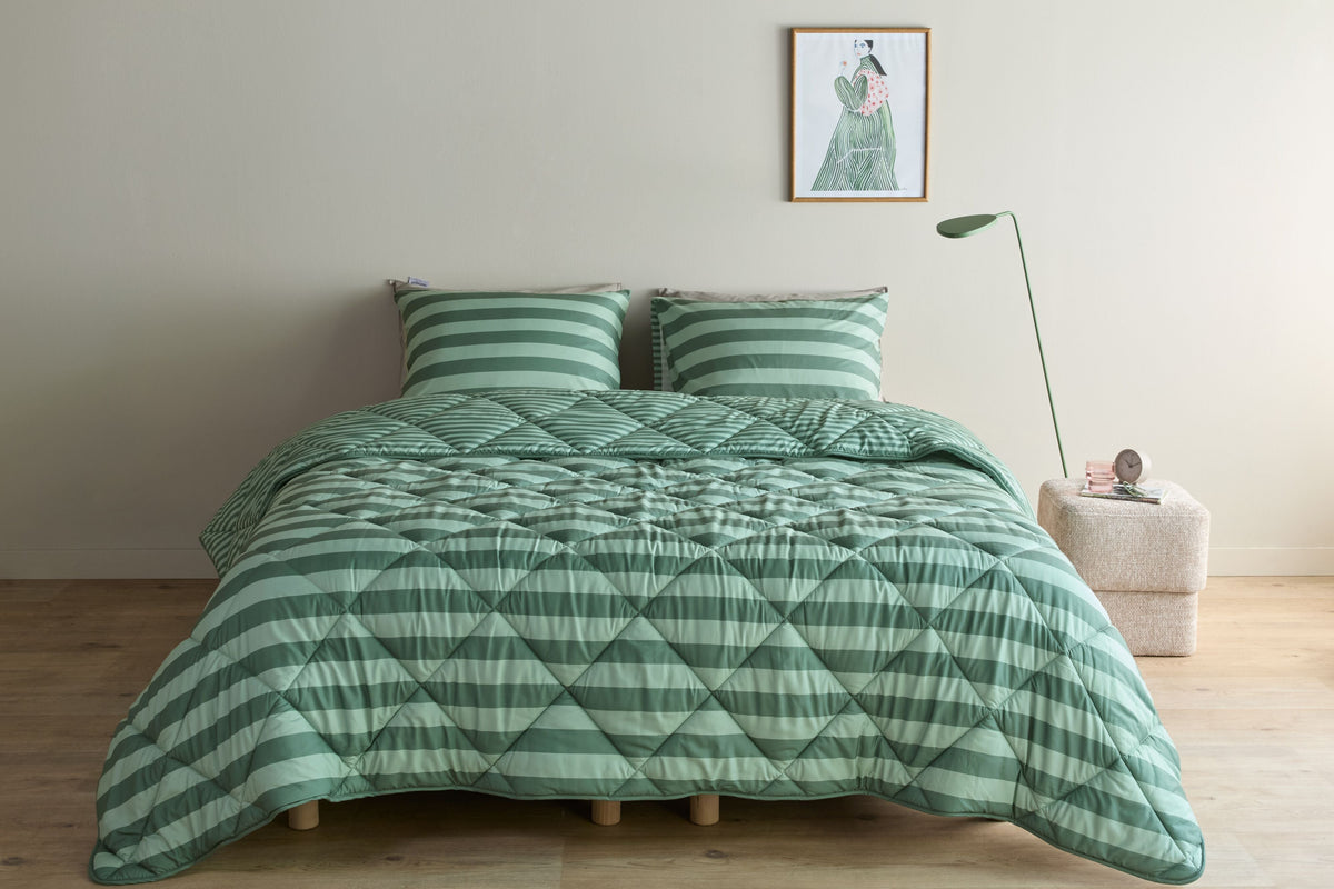 Ambiante Lazy dekbed Ohana groen