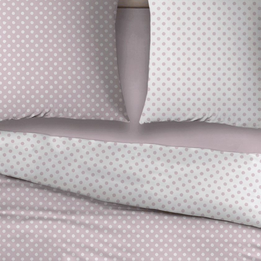 Sleepnight dekbedovertrek katoen Pierrot Pink