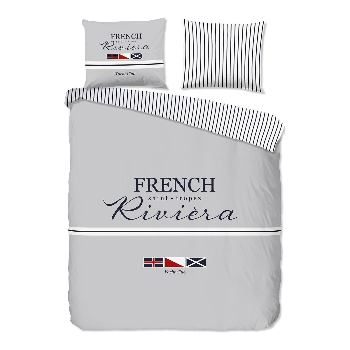 Pure dekbedovertrek Microfiber French, Grey