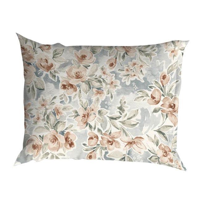 Romanette dekbedovertrek flanel Lana Taupe/Grijs