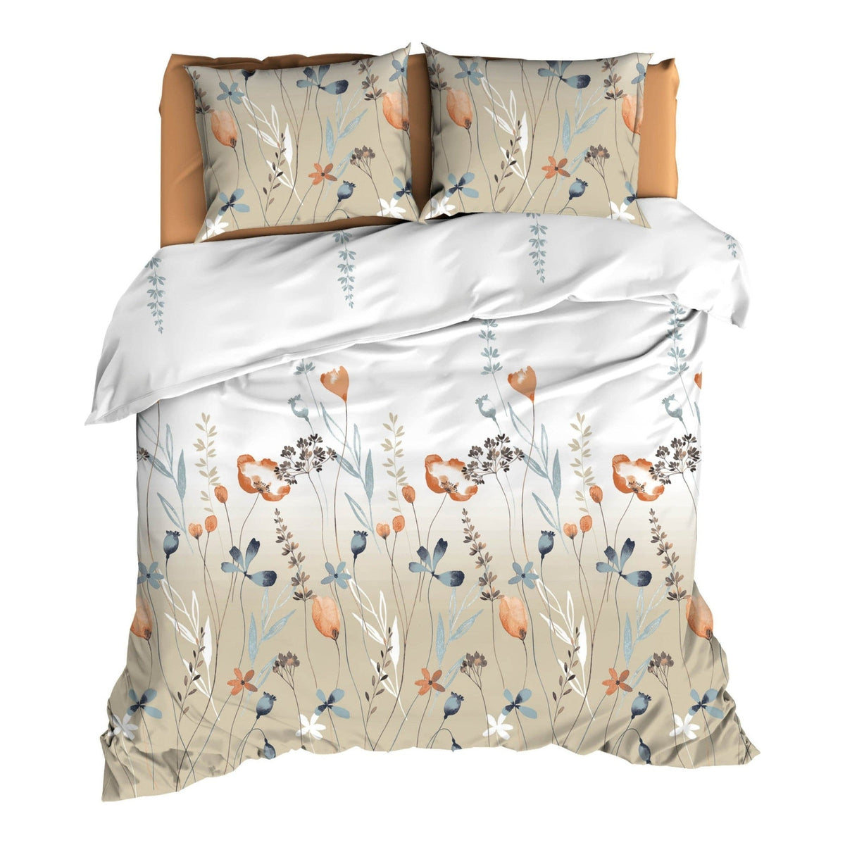 Satin d'Or dekbedovertrek satijn Zizi, beige