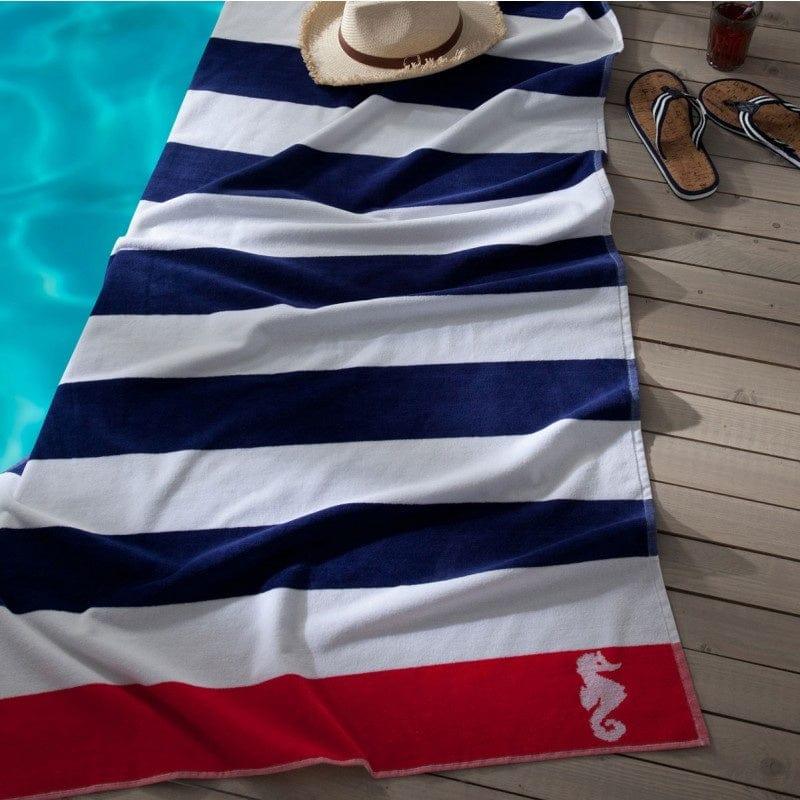 Seahorse Strandlaken Albatros navy